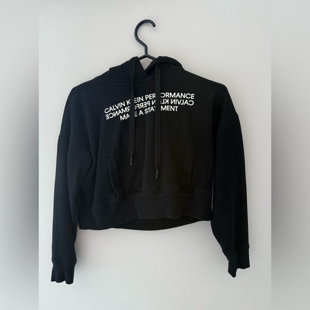 Calvin Klein performance cropped hoodie